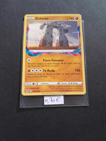 Carte Pokémon Dolman 111/196