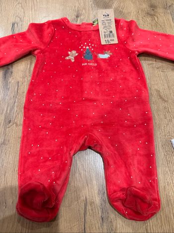 Pyjama Noël 1 mois neuf TAO