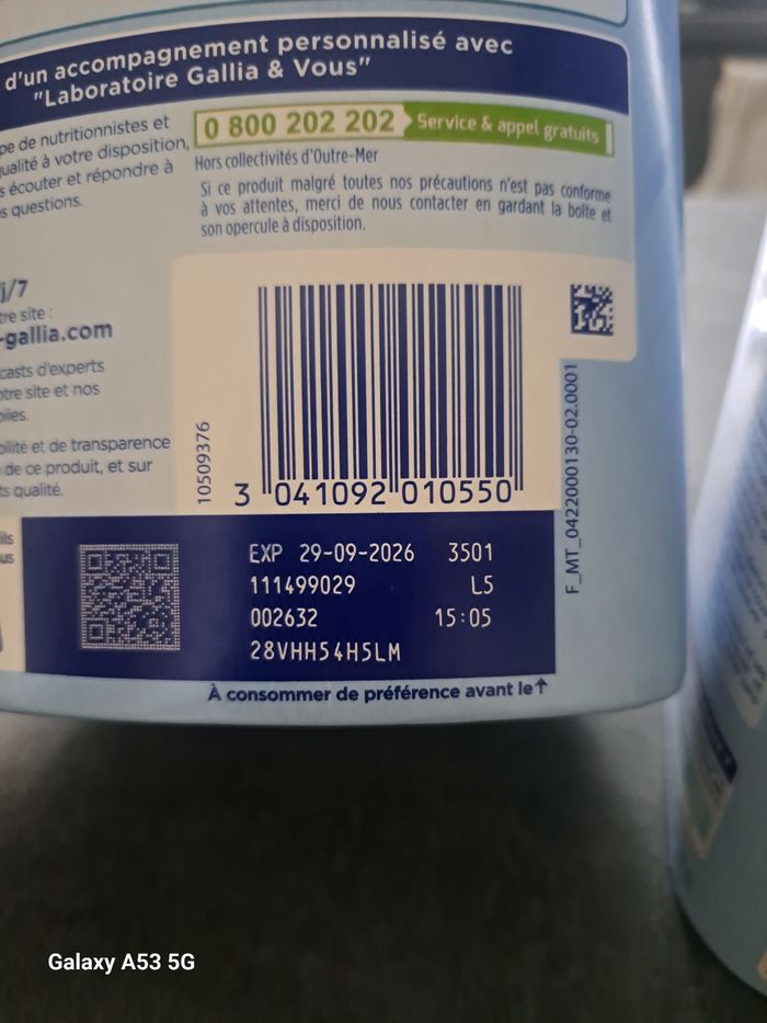 Lait gallia calisma junior x2 dès 18 mois - photo numéro 3