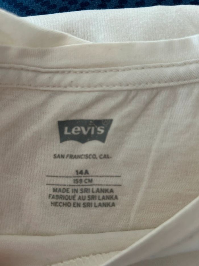 Levi’s tee shirt manche courte crème 12-14 - photo numéro 4