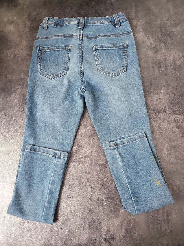 Lot 4 jeans slim fille 10 ans très bon état - photo numéro 20