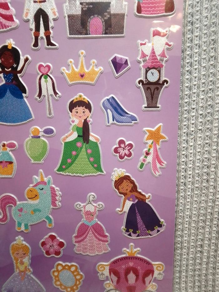 Stickers Glitter Bubble "Princesse" - photo numéro 4