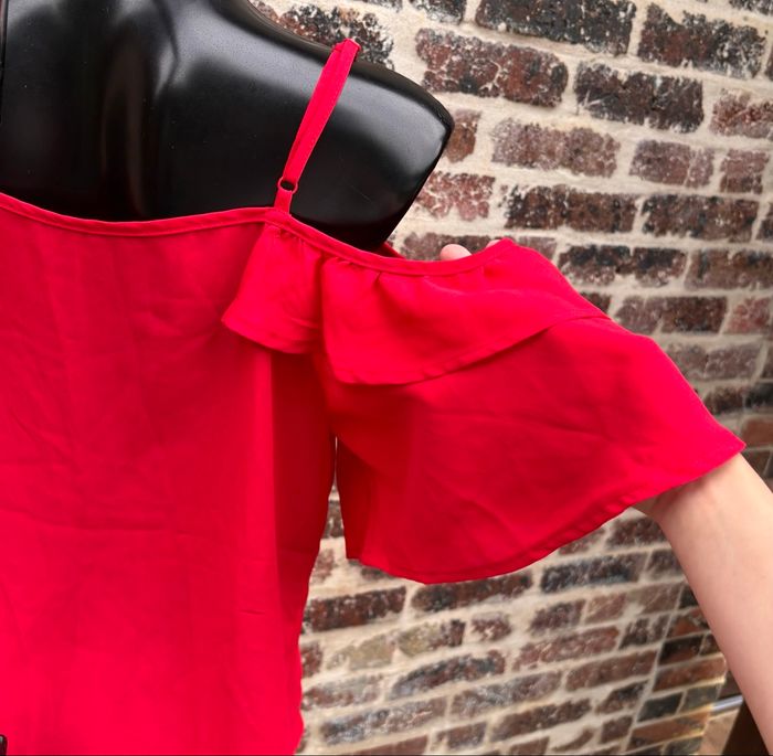 ❤️Blouse épaules dénudées à volants Taille 36 – Shein - photo numéro 6