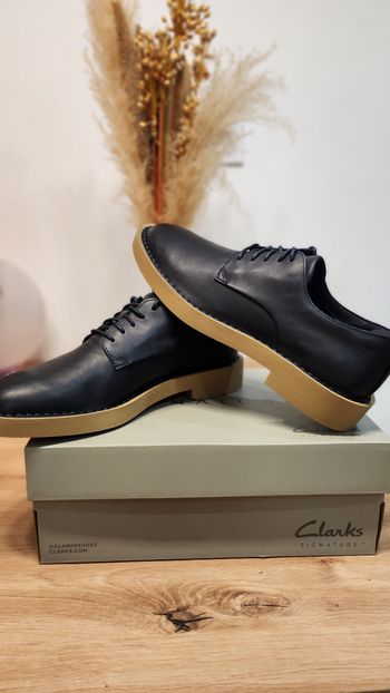 Chaussures Clarks martock lace Signature – cuir noir Taille 42