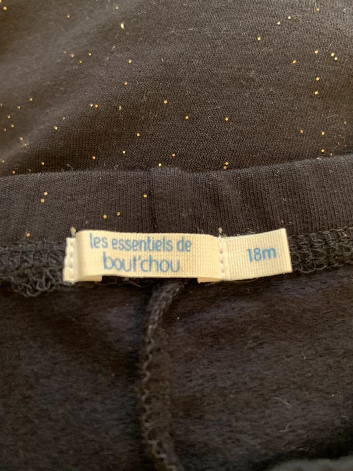 Legging épais coton à paillettes Boutchou 18M - photo numéro 3