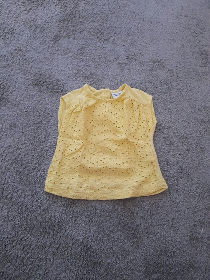 Top jaune 9 mois