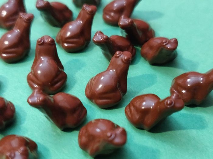 Lot 20 grenouilles marron Lego - en parfait état - vrai Lego - photo numéro 3