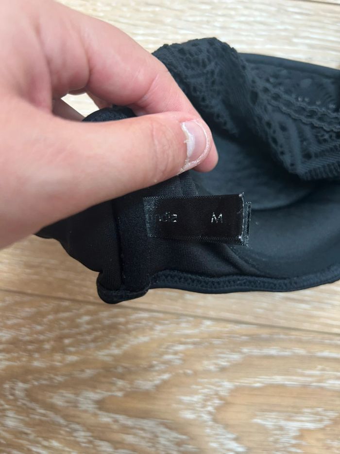 Haut de maillot de bain undiz noir - avec dentelles - taille M - photo numéro 5