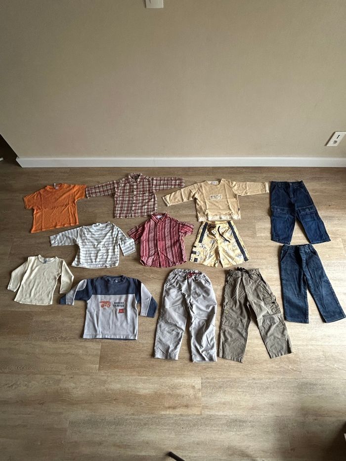 Lot vêtements garçon 3 ans – Marques Petit Bateau & divers – Hiver/été
