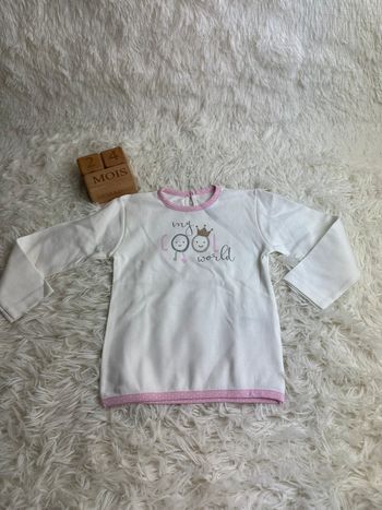 T-shirt manches longues my baby taille 24 mois
