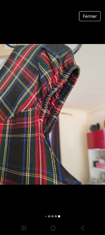 Robe tartan