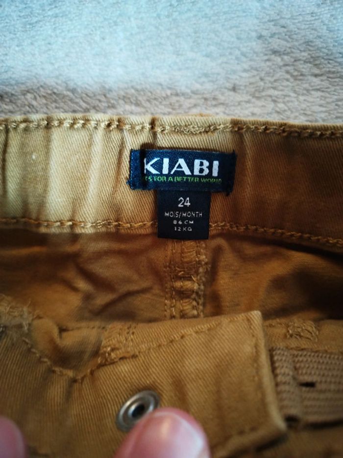 Pantalon Kiabi marron taille 2 ans - photo numéro 2