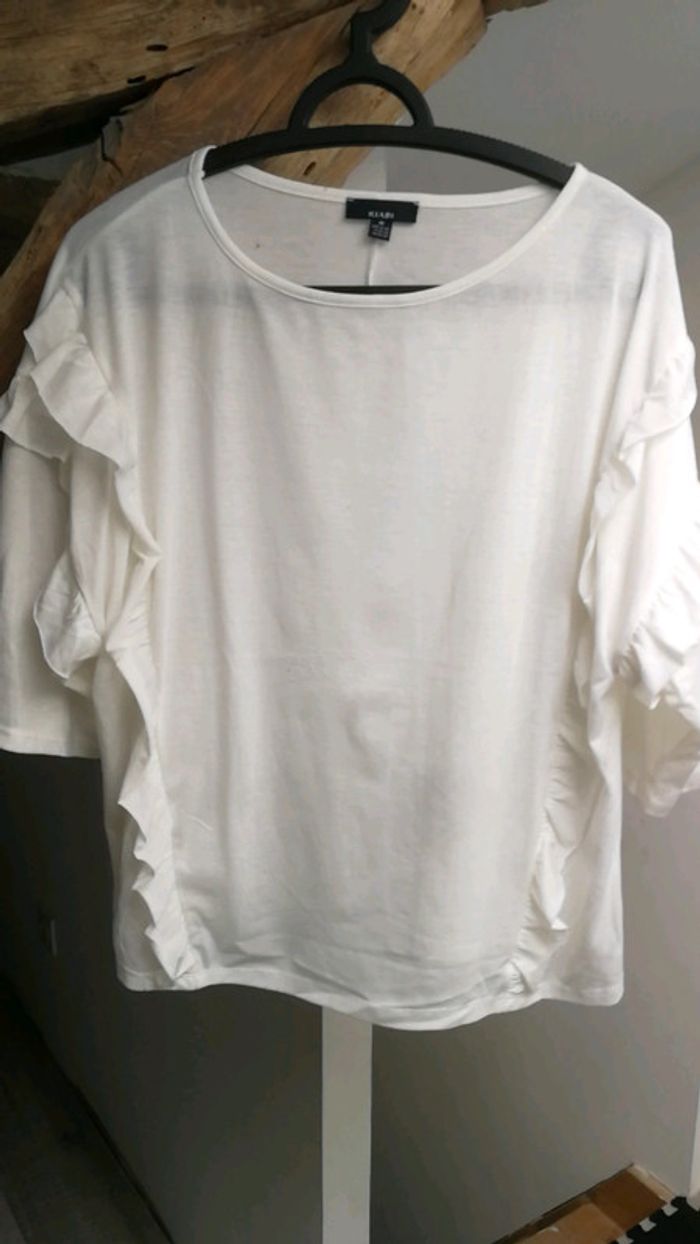 T-shirts manches 3/4 à volants