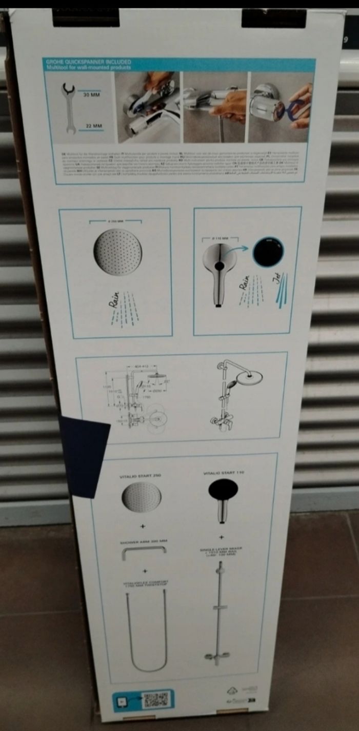 Colonne de douche Vitalio Start Shower System 250 - photo numéro 2