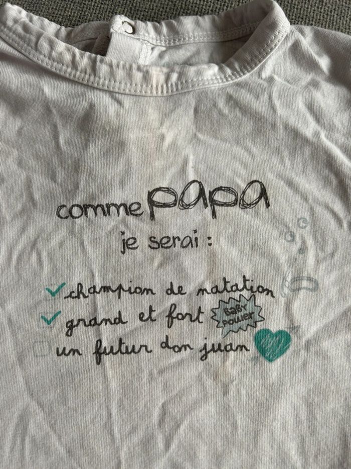 Tee shirt citation 2 ans - photo numéro 2