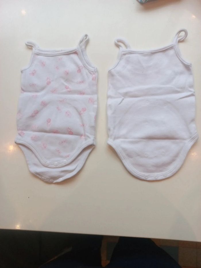 Lots de 4 bodies bretelles - photo numéro 3