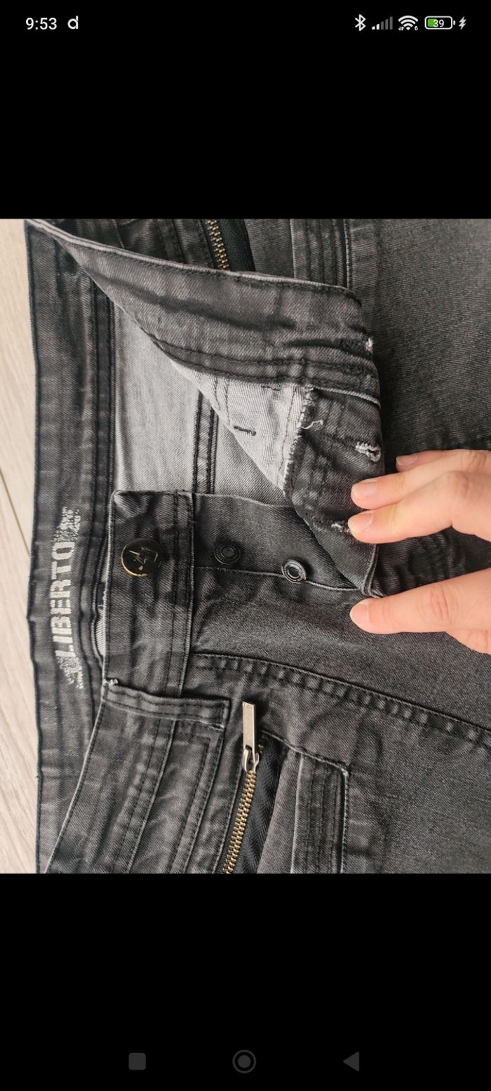Jean homme gris foncé taille 38 - photo numéro 4