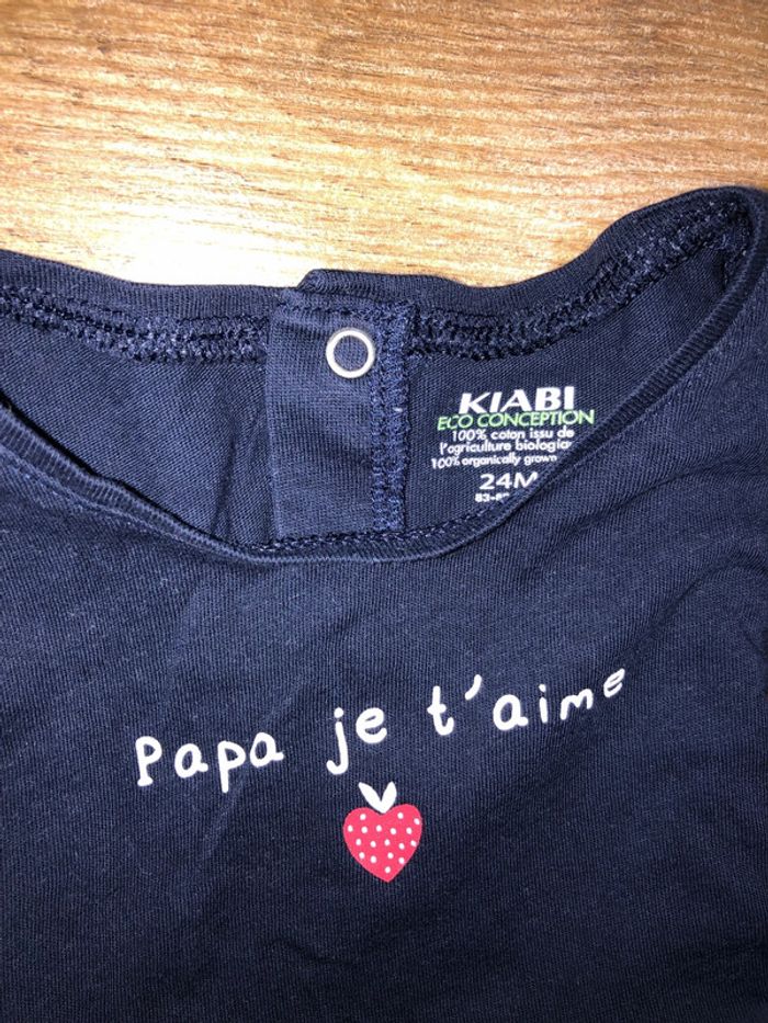 Lot de 2 robes kiabi fille 🌺 taille 24 mois très bon état - photo numéro 2