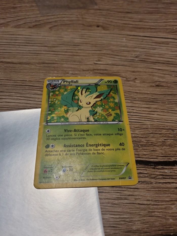 Carte pokémon phyllali promo BW87  fr année 2013