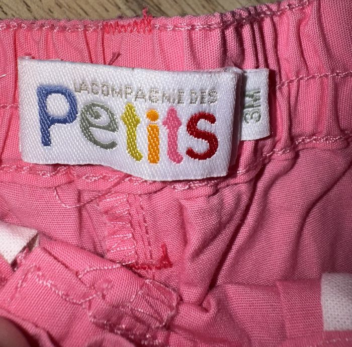 Ensemble tshirt et short rose bebe fille La Compagnie des Petits - photo numéro 4