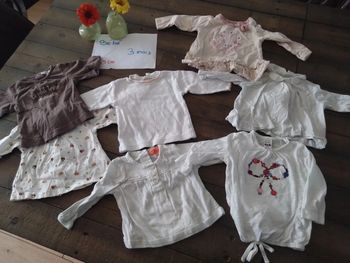 Lot de t shirts manches longues