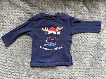Tee shirt manches longues renne