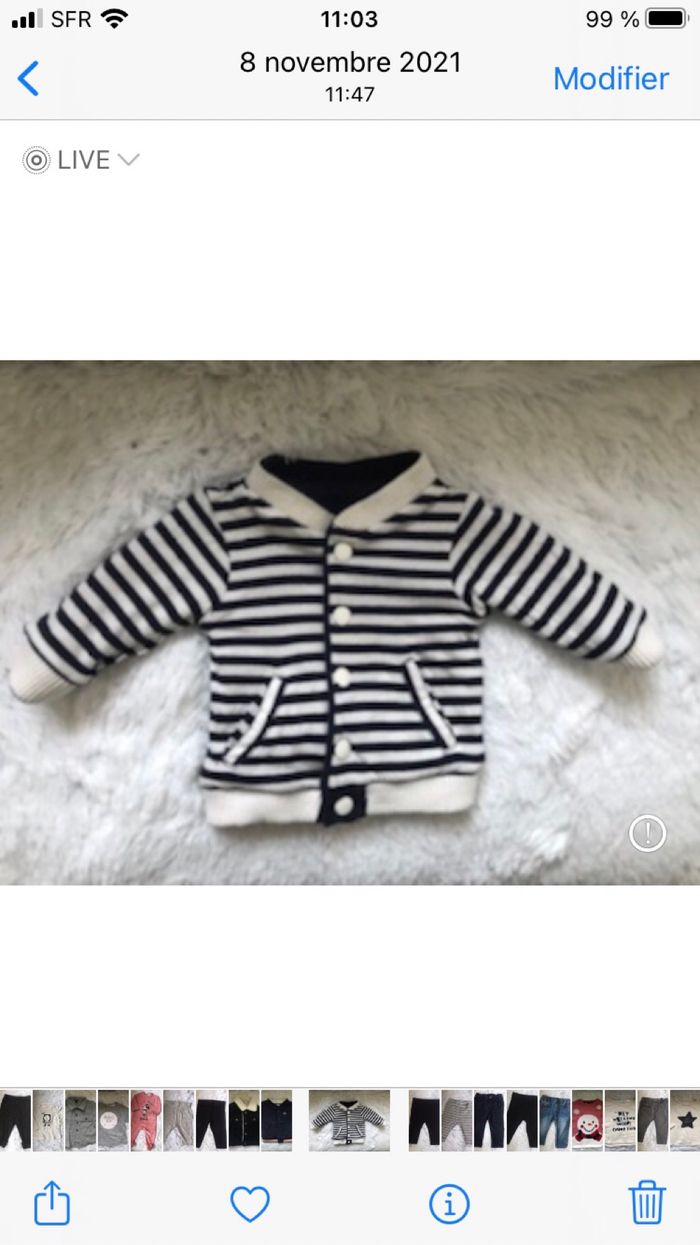 Blouson réversible