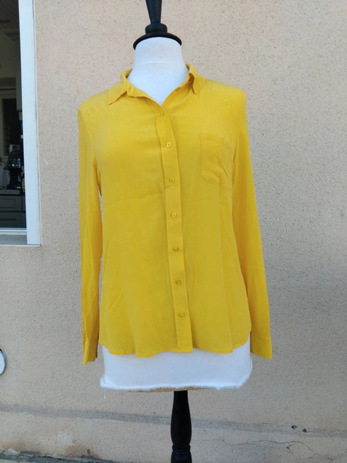 Chemise Caroll t42 100% soie - photo numéro 2