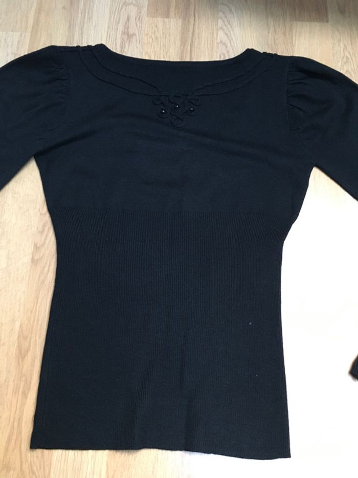 Pull noir original - photo numéro 4