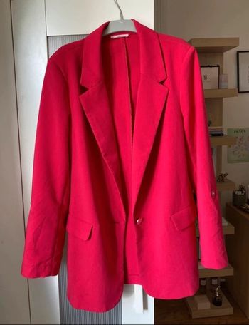 Blazer couleur framboise M