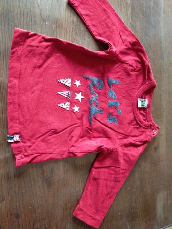 T-shirt manches longues tao 12 mois