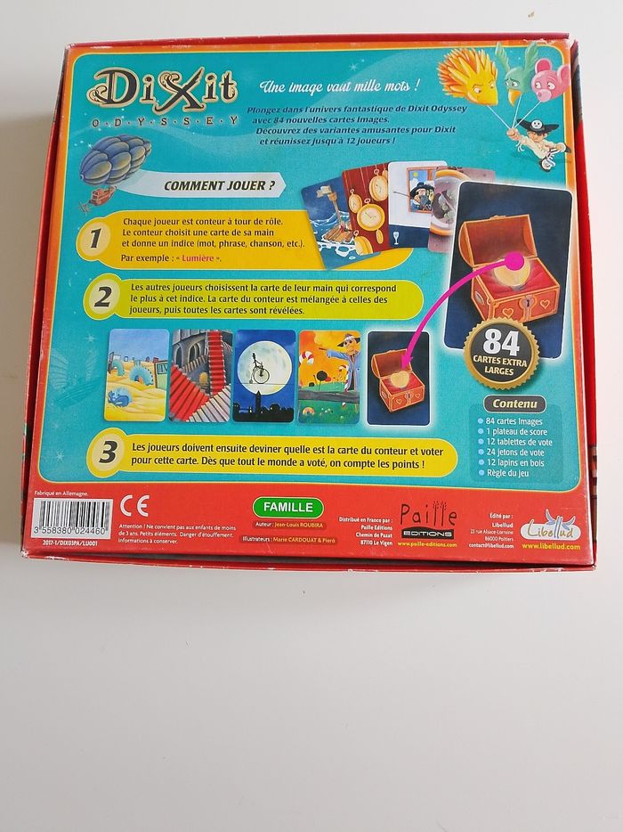Dixit odtssey libellud complet sans notice - photo numéro 2