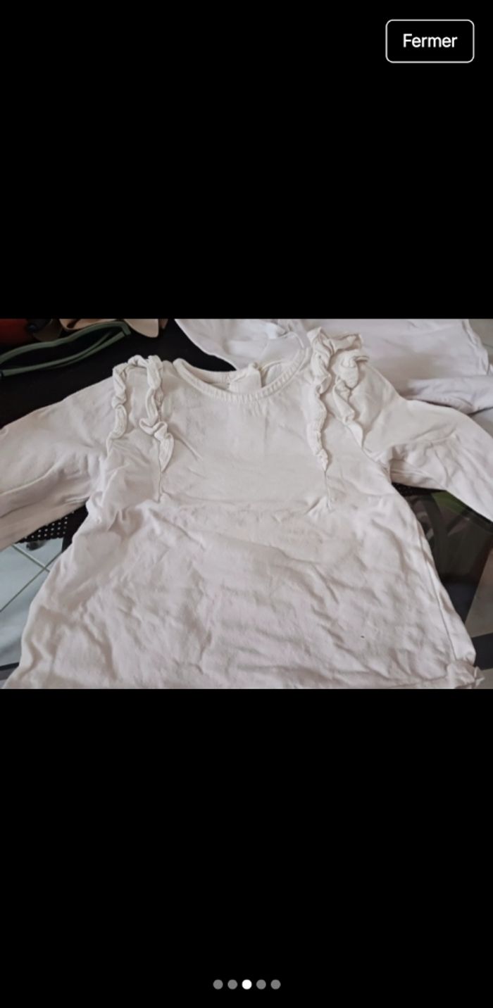 Lots tee short manche longue taille 12 mois - photo numéro 3