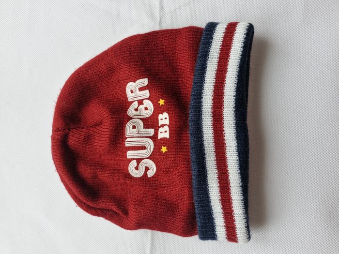 Bonnet super bb 48 Mots d’enfants Rouge