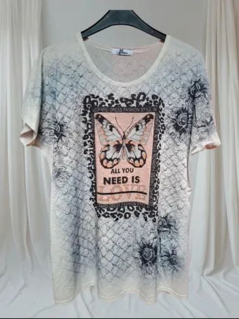 T-shirt imprimé femme taille L/XL