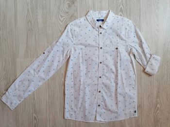Chemise Okaidi 
Manches retroussables
Taille 14 ans
Neuve juste lavée