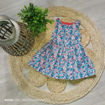 🌸 Robe fleurie patineuse – Sergent Major – Taille 3 ans 💐