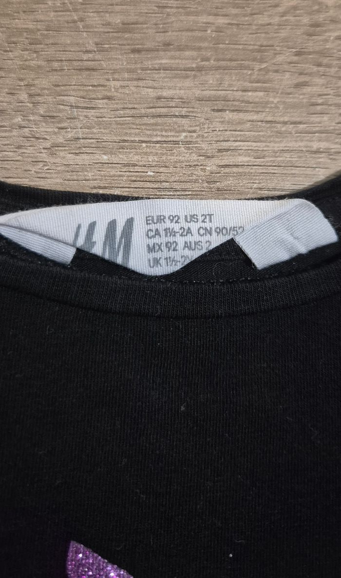 T-shirt ML H&M 18-24 mois 🎃 - photo numéro 2