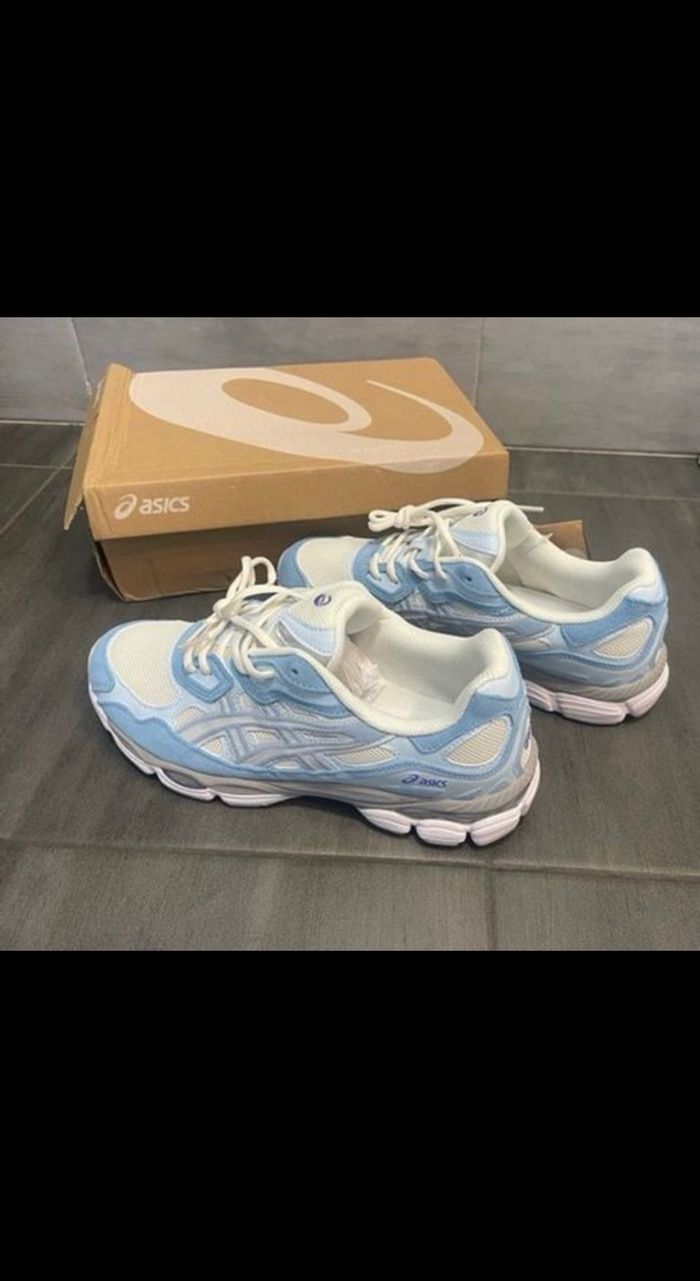 Asics gel nyc arctic bleu blanche 44 - photo numéro 3