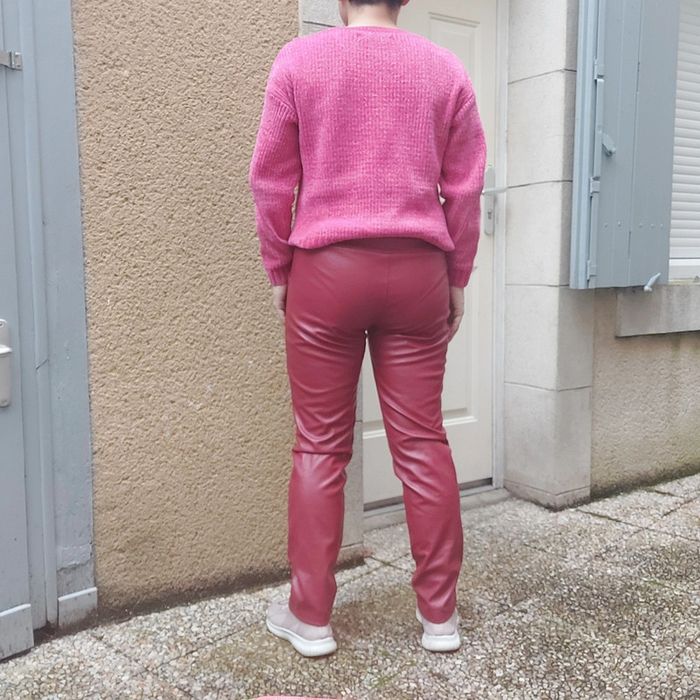 Pantalon simili fourré L petit XL - photo numéro 3