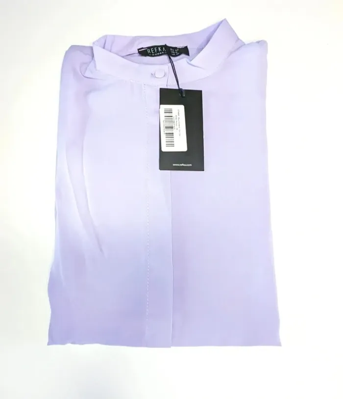 Blouse Lilas clair taille 38 - refka - photo numéro 7