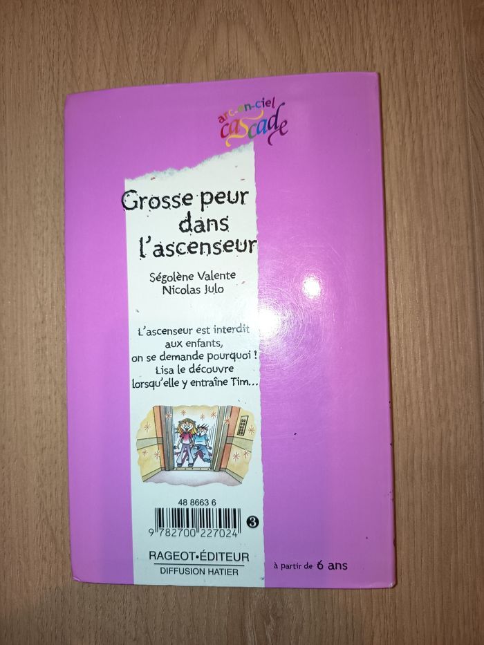 Livre roman enfant, Grosse peur dans l'ascenseur, Éditions Rageot - photo numéro 3