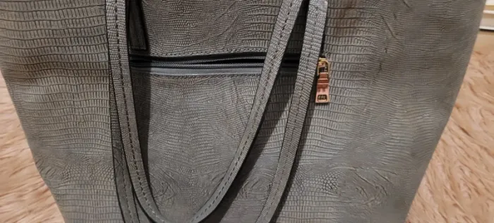 Grand sac à main Breal gris - photo numéro 6