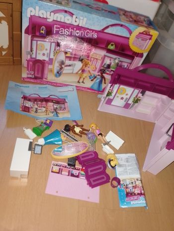 Playmobil 6862 valise fashion girls complet