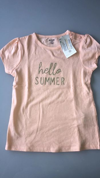 T shirt fille 3 ans 🌺 kiabi 🌺 neuf avec étiquette