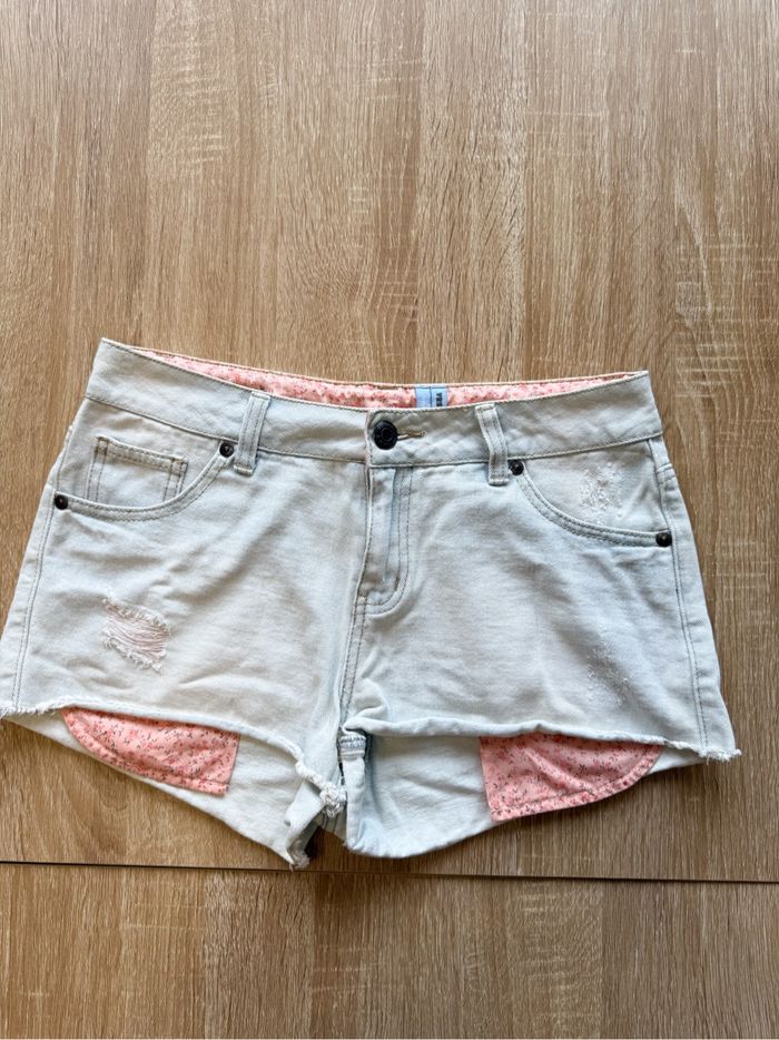 Short en jean bleu clair ikks taille 36 S