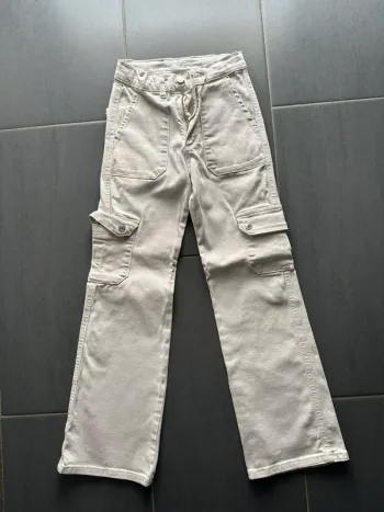 Jean cargo fille Zara 10 ans beige