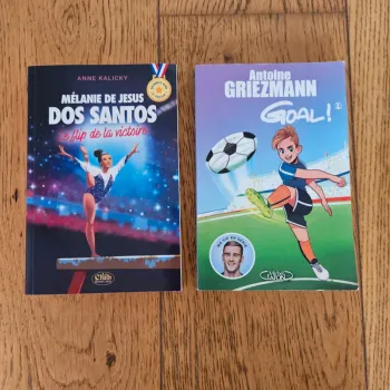 Lot de 2 livres sur le sport