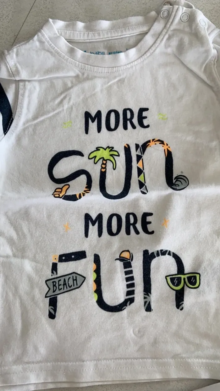 Lot tee-shirt taille 18 mois - photo numéro 3