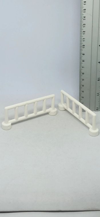 barrières lego duplo blanches
